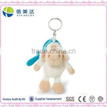 Salable Lovely Sheep toy soft sheep plush keychain