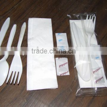 Automatic feeding disposable plastic cutlery packing machine supplier