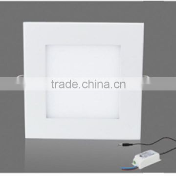 AC100-240V 900lm 12W square 6*6inch LED recessed downlight