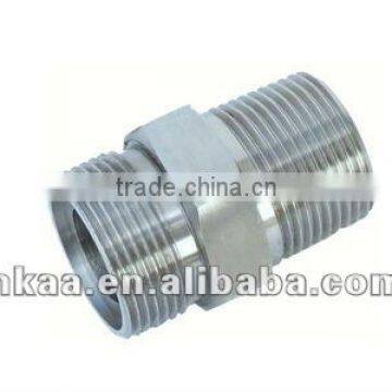 stainless steel double end threaded pipe fitting