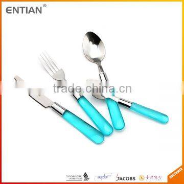cutlery sets with plastic handles, set of cutlery, plastic metallic cutlery