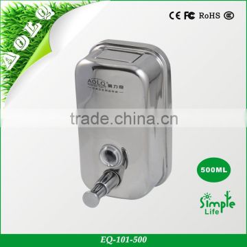 Alibaba China New Product 500ml Stainless Steel Soap Dispenser Wall Mounted