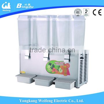WF-A98/B98 commercial juice dispenser with 3 tanks