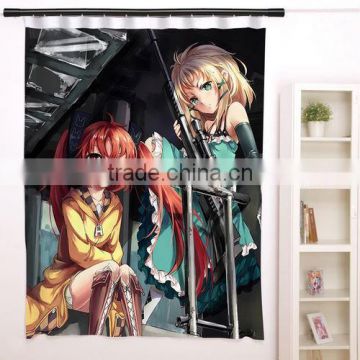 New Black Bullet Anime Japanese Window Curtain Door Entrance Room Partition H0128