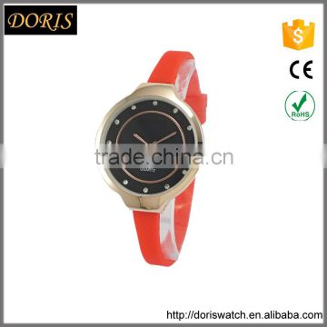 Factory directly sell cheap silicone women quartz watches good quality watch lady wear