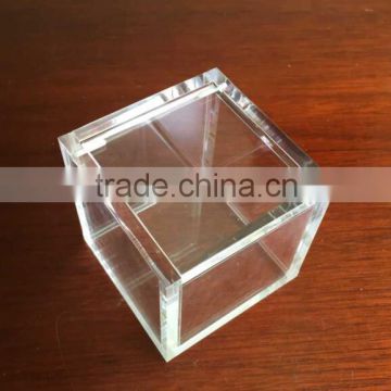 with lid clear acrylic cube box