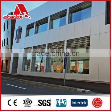 super market exterior curtain wall material aluminum composite panel