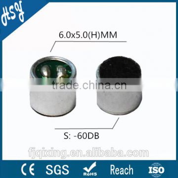 6.0x5.0mm small moving -coil microphone