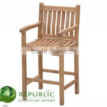 Jogjakarta Bar Chair - Indonesia Teak Wood Furniture Manufacturer