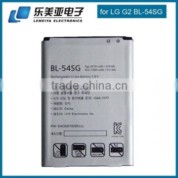 BL-54SG Cell Phone Use Wholesale Price Original Quality Replacement Li-ion Battery for LG G2 Optimus F260 F300 F320
