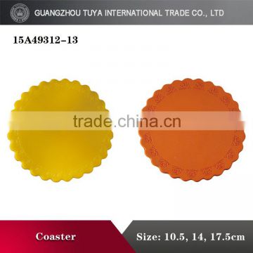 Wholesale New Original best selling PVC round plate coaster