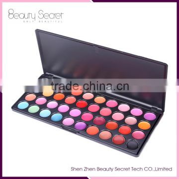 Beauty Makeup 40 Colors Lip Gloss Lipstick Palette OEM