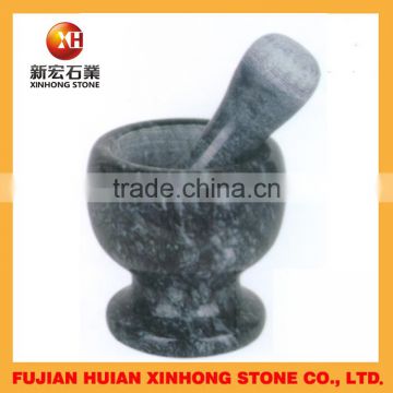 unique marble stone mortar and pestle for garlic crusher usage
