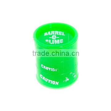 cutom plastic barrel in green color