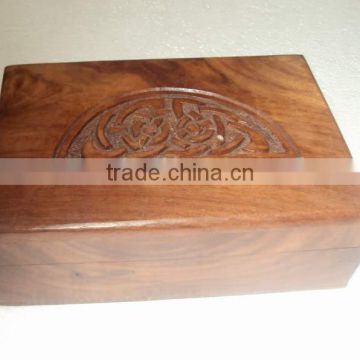 Wood carving decoration gift & storage box