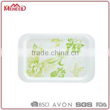 Eco- friendly promotion price plantsmall plastic square snack tray
