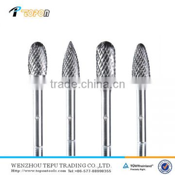 Titan-coated tungsten dental carbide polishing bur rotary cutting tools