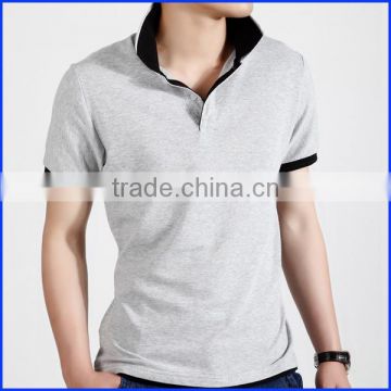 polo t shirts latest design china factory two color polo shirt 100% polo t-shirt for men