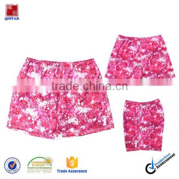 lady pink sublimation small size board shorts