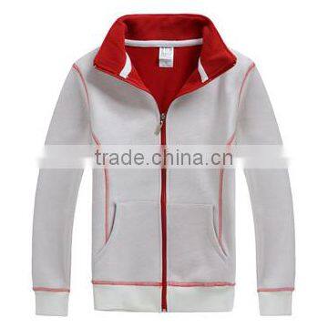 hot sell women stand collar zipper pullover sweatshirt polar fleece jacket withour hood