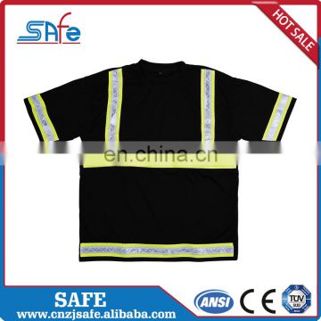 Comfortable high visibility yellow safety shirts