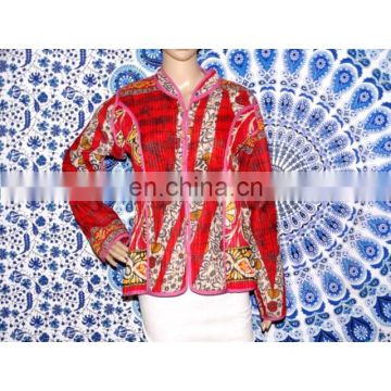 Indian Ethnic Hand Block Print Handmade Coat Jacket