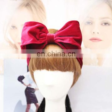 Trendy large colorful bow headbands for teen girls