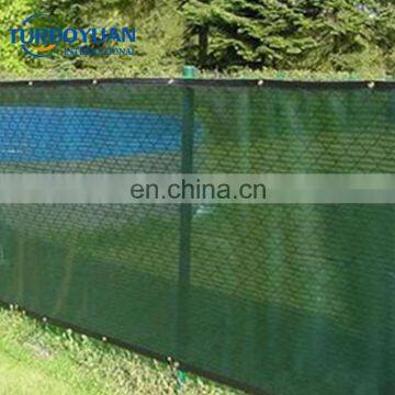 185gsm HDPE privacy windproof fabric net cloth plastic windbreak fencing mesh