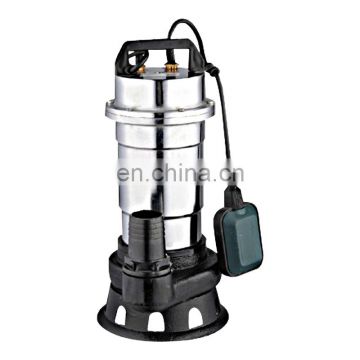 0.75HP (0.55kW) Household Electric Stainless Steel Centrifugal Submersible Vortex Sewage Pump