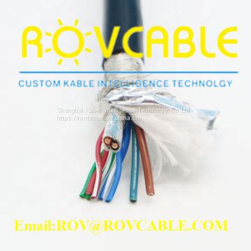 2 pair twisted 4 core flexible robotic cable