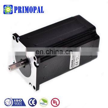 1.8 degree 4 wire 4.2A 2 phase 100mm length 250N.cm Square high quality nema 23 stepper motor shaft options Single double D-cut