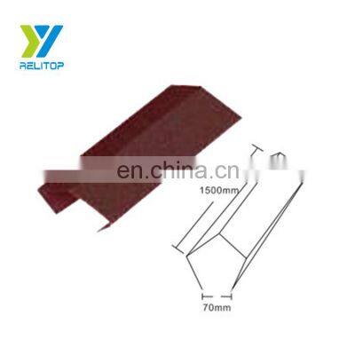 Building Material Stone Coated Metal Roof Tile Accessories Angle Hip