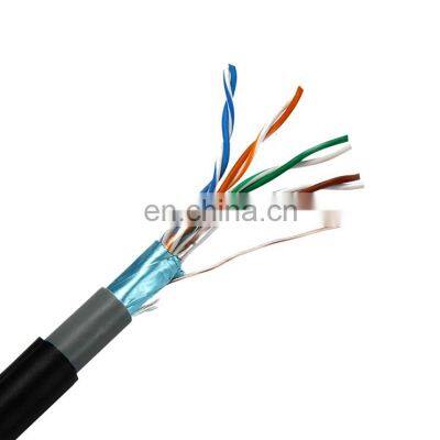 Shielded Outdoor Direct Burial CAT 5E Cable FTP Waterproof Outdoor Cable