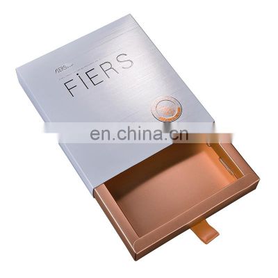 Custom A5 size beauty packaging box drawer style cardboard peeling mask packing box low cost