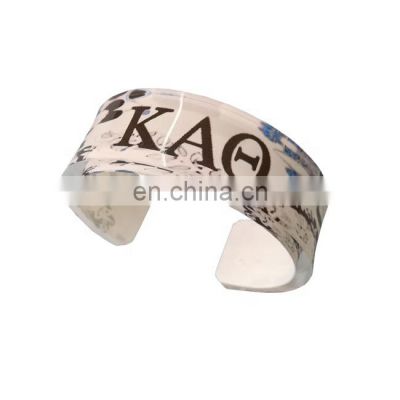 Fujian Xiamen clear acrylic cuff lucite plastic bangle bracelet acrylic