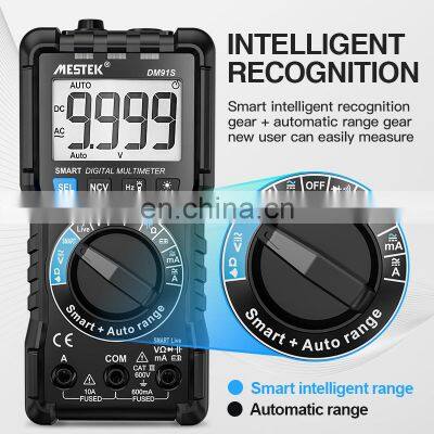 NCV AC DC Voltmeter Multimetro Digital Multimeter HZ Ohm Capacitance Multimeter 100mF Capacitance Smart Multi Tester