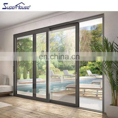 Superhouse exterior aluminum glass sliding door