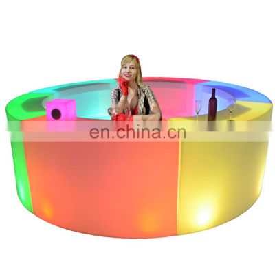 events party nightclub entertainment rental commercial plastic illuminated glow luminous lighting portable led bar counter