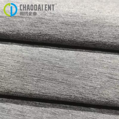 Gray stripe four side stretch recycled nylon polyester spandex dyeing waterproof nylon for jacket outdoor wear