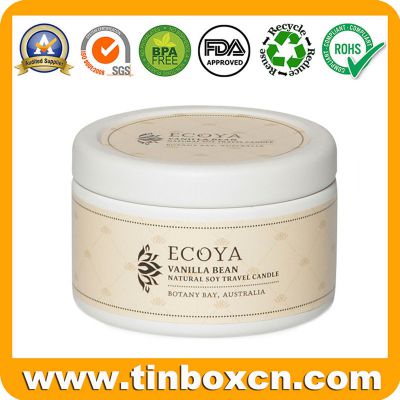 ECOYA 2 OZ Travel Candle Tin Can With Sleeve Lid And Flush Appearance