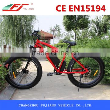 FJ-TDE07, 500w fujiang green power fat tire electric bike with lithium battery