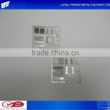 Lowest Prices Precision Silver Etching Train Auto Parts Model