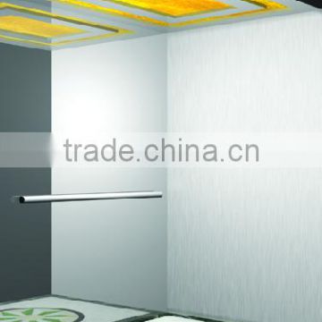 composed 450kg passenger elevator with hairline stainless steel