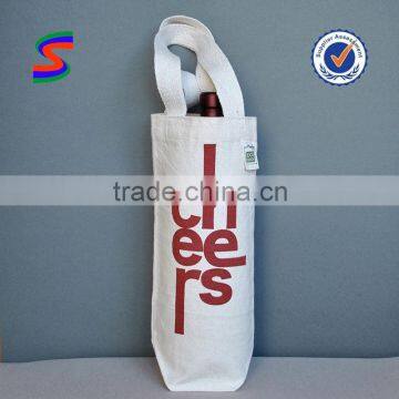 Natural Burlap Drawstring Wine Bags Wine Non Woven Bag