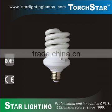 30W full spiral CFL bulb 10mm tube diameter