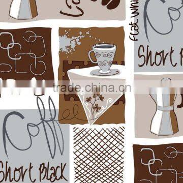 High quality pvc tablecloth coffee style pvc table cover plastic pvc tablecloth