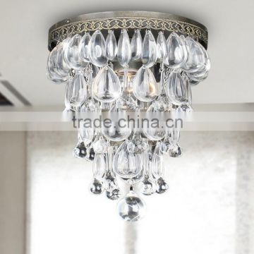 Vintage Rustic Crystal Ceiling Chandelier Light CZ7101/230