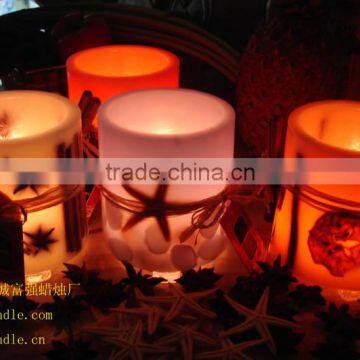 Decorative candle / Botanical Handmade Candles