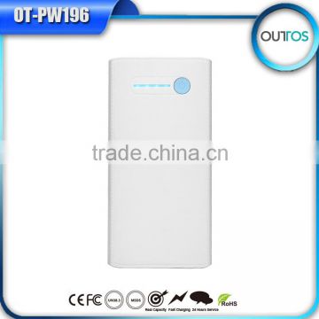 Promotional dual usb portable power pack 10000mah with ce