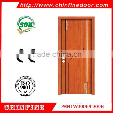 Low price wooden door with CE (CF-9128)
